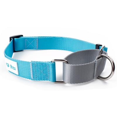 China 2020 new item logo success amazon martingale dog collar nylon wholesale DETACHED adjustable pet collar nylon for sale