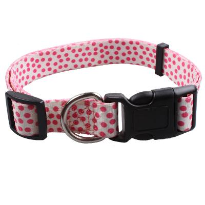 China 2019 Viable Polyester Stylish Dog Collar With QQPETS Sublimation Printing Label for sale