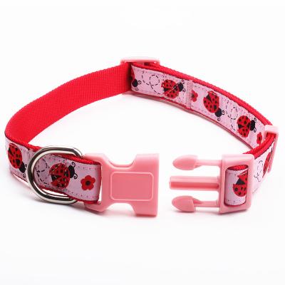 China Fashion DETACHED Pattern Wholesale Soft Nylon Belt Dog Training Collar for sale