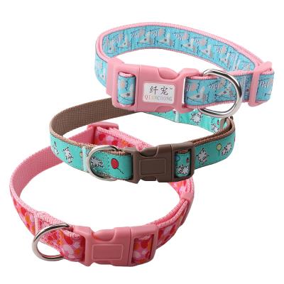 China DETACHED Nylon Band Dog Collar Pet Supplies Wholesale Manufacturers for sale