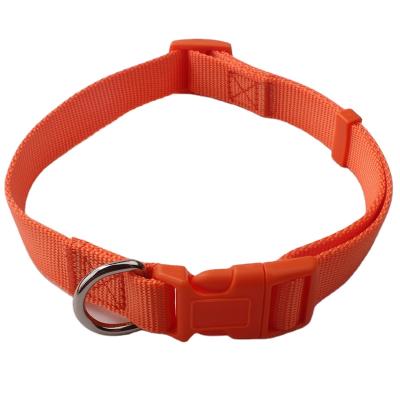 China Viable Hot Sale Customized Cheap Customized Diy Dog Collars 2 Inch Plain Nylon for sale