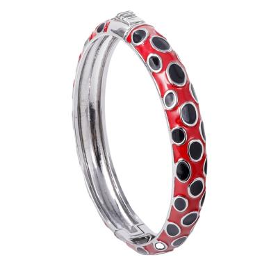 China Hot Sale Popular CZ Crystal ENAMEL Jewelry For Women Colorful Bracelet GIFE for sale