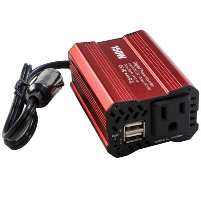 China Dual 12v car usb left power transformer 110 to 220v 150w 300w 500w car power inverter for sale