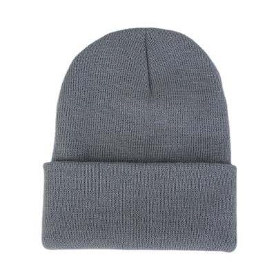 China Beanie Knitted Hats 100% acrylic cheap wholesale COMMON for sale