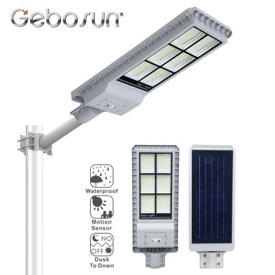 China ROAD Gebosun Adjust Angl Lithium Batteri 60 Watt Led 80w Integr 30w 50w Lights Panel Integrated Solar Street Light All In One for sale