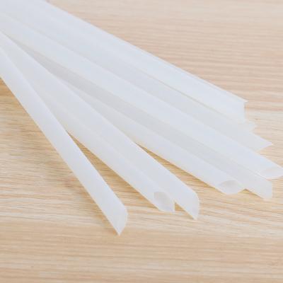 China Customized Food Grade Factory Cornstarch PLA Biodegradable Degradable Straw Resistant To 80 Degree High Temperature Milk Tea Drink for sale