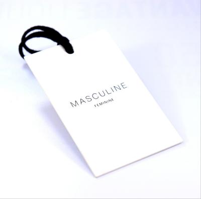 China Custom High End Business Apparel Tags, Underwear Tags, Clothes Hang Tags for sale