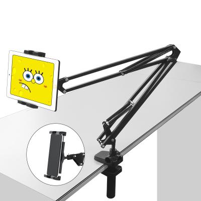 China Universal Adjustable Strong Metal Long Arm Cell Phone Stand Holder Lazy Tablet for sale