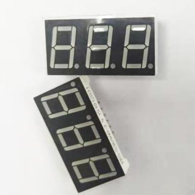 China Orange Color FND LED Alphanumeric Display Three Digit 0.56 Inch for sale