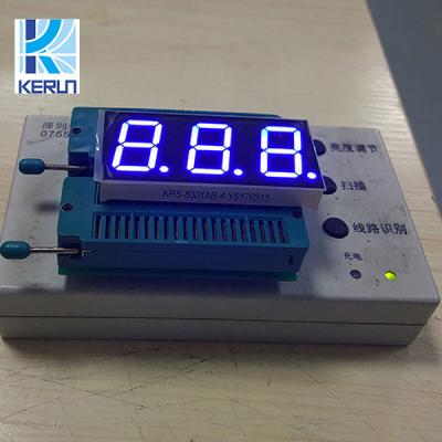 China Nixie Tube Module 7 Segment LED Displays 3 Digit 0.8 Inch For Humidity Indicators for sale