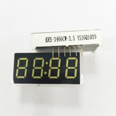 China 4 cijfers 7 Segment Mini Led Clock Display het Wit van de 0,36 Duimanode Te koop