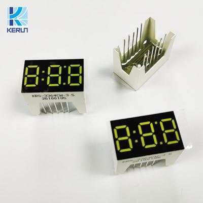 China Exhibición de segmento del dígito siete de la pantalla LED 3 del reloj de Digitaces 0,36 pulgadas en venta