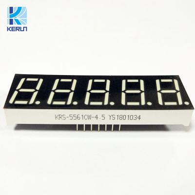 China 0.56 Inch Alphanumeric LED Display 5 Digit Seven Segment Displays for sale