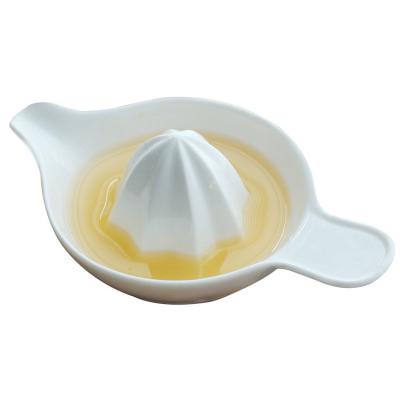 China Viable Household Manual Orange Squeezer Juice Squeezer Lemon Squeezer Ceramic Orange Juice Squeezer for sale