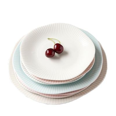 China Viable Bone China Fruit Tableware Fruit Plates Chargers Ceramic Dish For Household Dishes Dish for sale