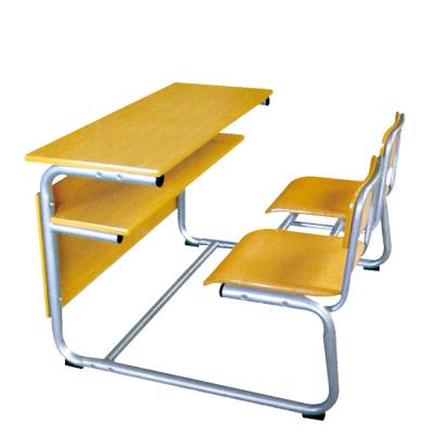 China Wholesale Modern Double Chair School Classroom Office Student Desk Study Desk for sale