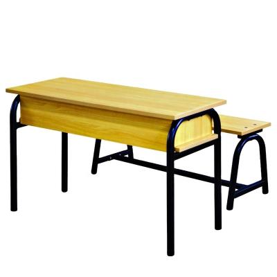 China Modern Classroom Study Desk Set Plywood Study Table Chair Bench Desk And Chair Set For School Students for sale