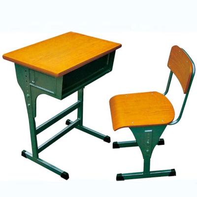 China Modern Popular Elementary School Classroom Furniture Student Desk And Chair Set For Sale for sale