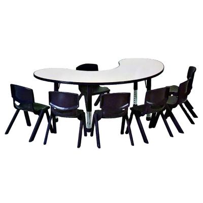 China School Sets Semicircular Table And Adjustable Kids Chair For Nursery Used (SF-04C) for sale