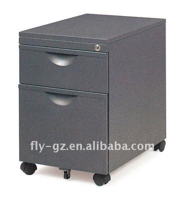 China Antique Removable Filing Cabinet 2 Drawers Metal Filing Cabinet Metal Cabinet With Wheel for sale