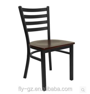 China Ladder Back Restaurant Chairs Ladder Metal Rear View Side Chair OC-798 for sale