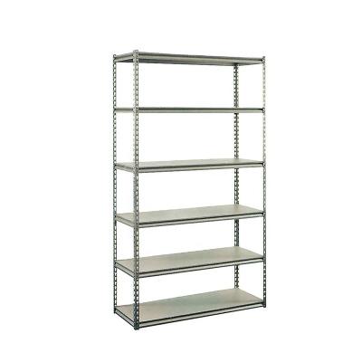 China Traditional Adjustable Metal And Wood Shelves Storage Metal Shelf Unit for sale