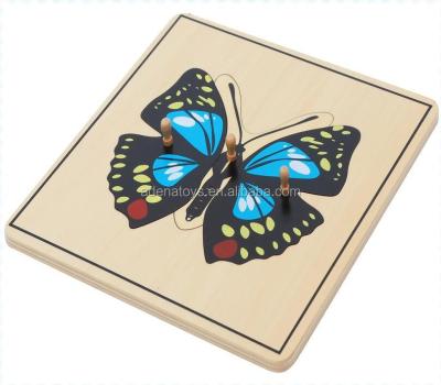 China Educational Toys Best Selling Montessori Materials In China Montessori Toys: Wooden Butterfly Puzzle Montessori Puzzles for sale