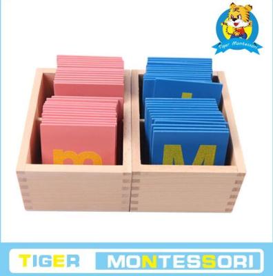 China Educational Toy MDF Montessori Teaching Aids: L012 Sand Letters Other Wooden Educational Toy for sale