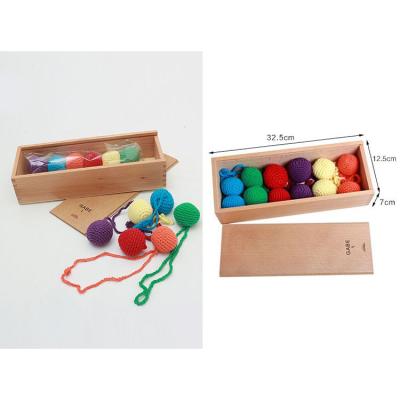 China Froebel gifts teaching aids froebel toys GABE 1 color training balls for sale