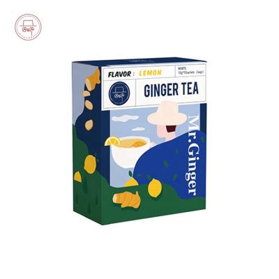 China Factory 100% Healthy and Organic Tea Powder Chinese High Quality Instant Ginger Tea Lemon Tea with Lemon for sale