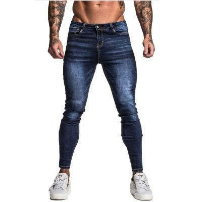 China Fashion Breathable Stretch Blue Skinny Fit Denim Non-Ripped Plus Size Mens Jeans For Men Stylish for sale