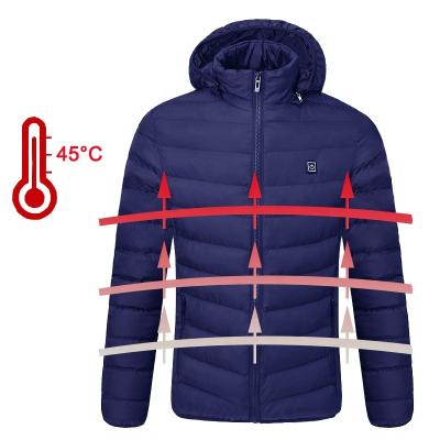 China Viable Men's Jacket Enthusiast Lightweight Jackette Warm For Male Outdoor Winter Coat Usb Rechargeable Battery Warm Men Enthusiast Outwear for sale