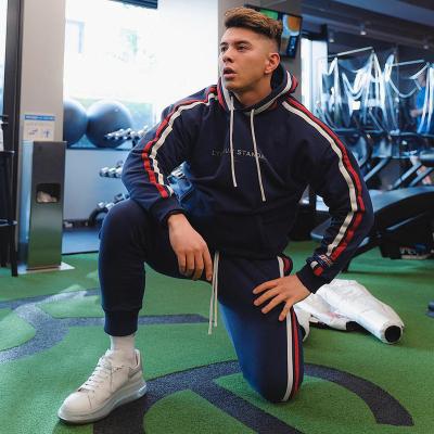 China High Quality Breathable Fitness Customized Men's Breathable Tracksuit Set White Tech Tracksuit Fit Suit Sports Men's Tracksuit Sets for sale