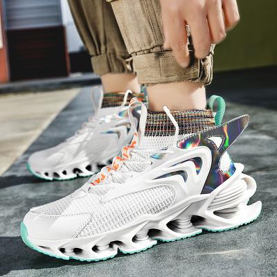 China Fashion Trend Zapatos Men Blade Running Shoes Air Cushion Sneakers Shoes Comfortable Breathable Trainer Jogging Athletic Shoes for sale