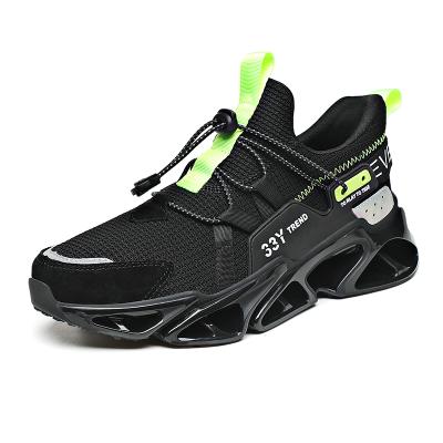 China Comfortable Breathable Male Trainer Fashion Jogging Athletic Fashion Trend Zapatos Men's Blade Running Shoes Air Cushion Shoes for sale