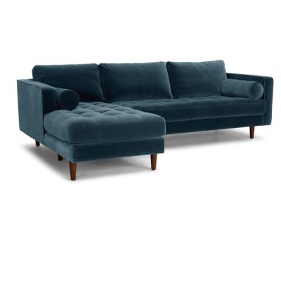 China Comfortable Chesterfield SOFA Wholesale Living Room Leisure Velvet Cover Sofa for sale