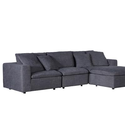 China Corner Sofa Hot Selling Mid Century Modern Living Room Furniture Fabric Sectional Sofa for sale