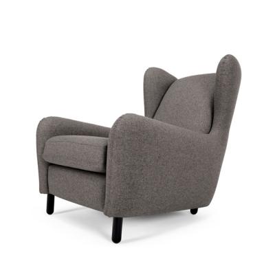 China Detachable modern home furniture new wingback chair living room furniture simple cover hotel velvet teal loveseat highback airmchair for sale