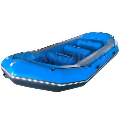 China 14ft PVC River White Water Inflatable 4.25m Raft For Sale R425 for sale