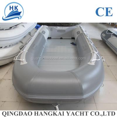 China Rowing Boat 14ft 4.3m V Aluminum Floor Inflatable Boat For Sale for sale