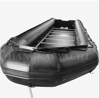 China Rowing Boat 8m Long Aluminum Floor Rigid PVC Inflatable Rescue Boat for sale