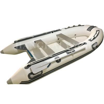 China Lightweight RIB 330 Rubber Rib Boat 4person 1.2mm PVC River Hauling Boats for sale