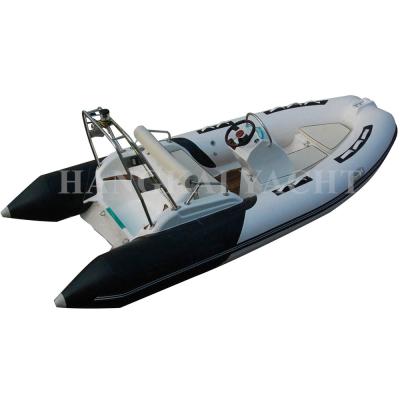 China RIB Boat RIB 430 Inflatable RIB Boat With Center Console Optional for sale