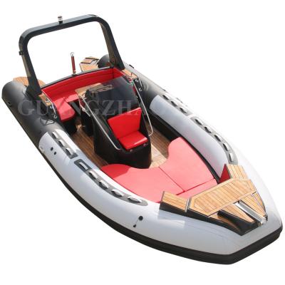 China China Luxury Rib Inflatable Boats 23ft 6.8m Nice Boat With Outboard Motor RIB 680 for sale