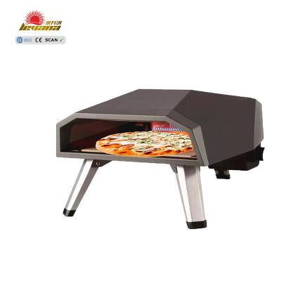 China New 2022 Height Adjustable Gas Oven Pizza BBQ Grill Burners Modern BBQ Listing Outdoor Kitchen With Built In BBQ Gas Grill Freestan CE for sale