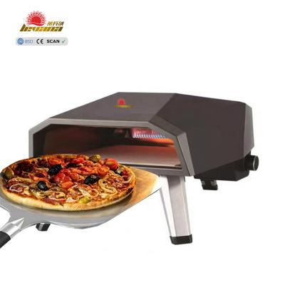 China 2022 Part Size Adjustable Bases Pizza Oven Easy Moving Gas Pizza Oven Outdoor Fast Heating Portable BBQ Oven for sale