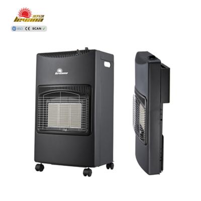 China Outdoor Modern Folding Gas Heater Easy Moving Gas Room Heater Infrared Ultra Thin Room Gas Heater with 4 Casters for Living Room for sale