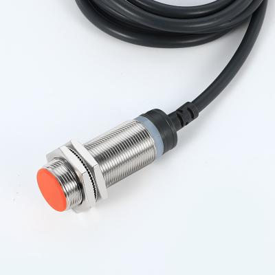 China High Quality Durable Anti-interference Inductive Metal Shell Shielded Inductive Sensor Proximity Position Sensor NPN/PNP NO/NC M18 for sale