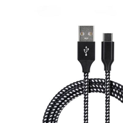 China MP3/MP4 Player Nylon Braided Fast Charging Type-C Type C Cable 3.0 Micro Usb C Data Cable For Android for sale