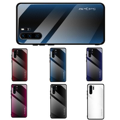 China High Quality Fashion Shockproof Gradient Amazon Hotsale OEM Tempered Glass Phone Case For HUAEWI MATE40 MATE 40 PRO Case for sale